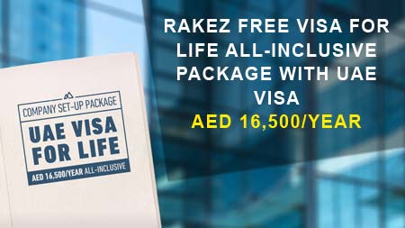 RAKEZ FREE VISA FOR LIFE WITH BUSINESS LICENSE